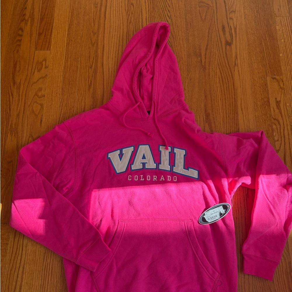 Vail Colorado Pink Hoodie NEW